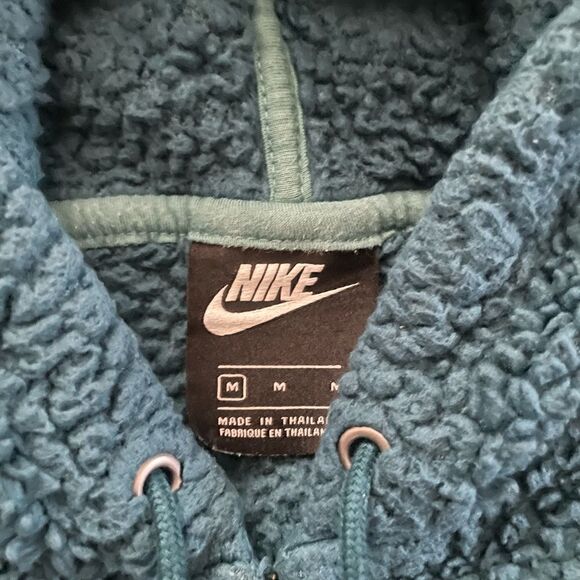 Nike Blue Teddy Jacket - Picture 9 of 11